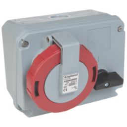 Amphenol 32A 4P+E Socket 250V