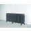 Arroll 470mm x 1154mm 4299BTU Anthracite Cast Iron 3 Column Radiator