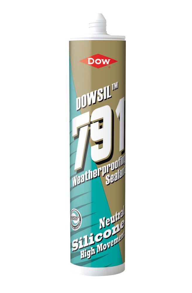 Dow 791 Weatherproofing Silicone Sealant White 310ml