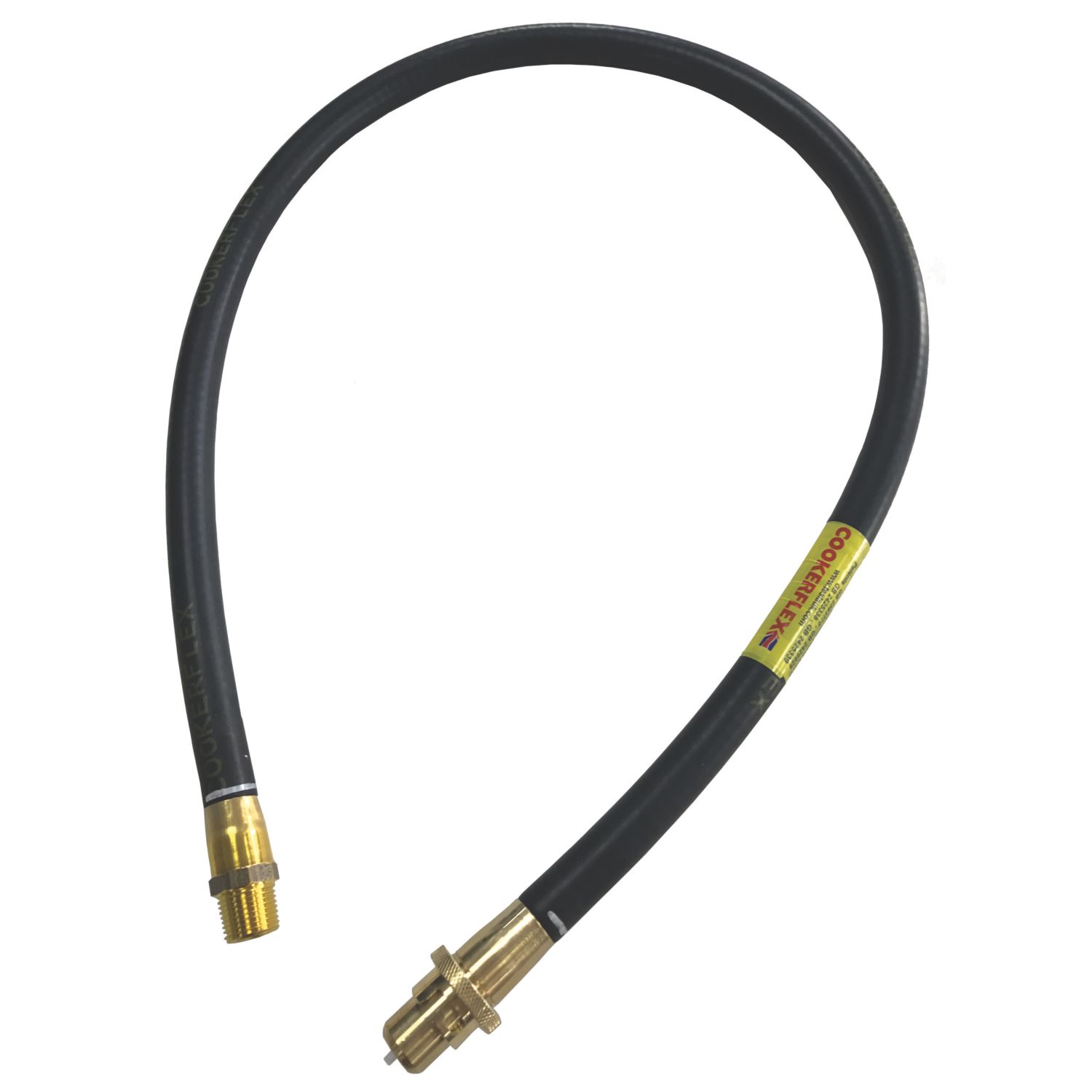Cookerflex Straight Bayonet Cooker Hose 12.5mm x 1200mm (33878)