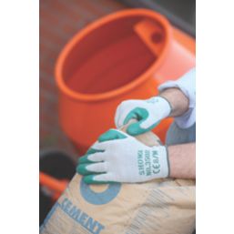 Showa 350R Nitrile Gloves Green Large