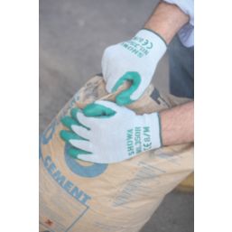 Showa 350R Nitrile Gloves Green Large