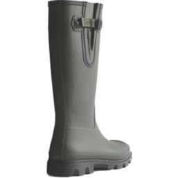 Hunter Downpour Adjustable  Size 9  Olive Non Safety Wellies