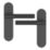 Cooke & Lewis Damgan Lever on Backplate Door Handles Pair Matt Black