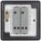 British General  20A 16AX 1-Gang 2-Way Metal Clad Light Switch