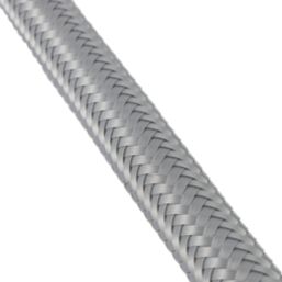 Flomasta Straight Flexible Compression Hose with Isolating Valve 22mm x 3/4" x 300mm