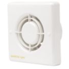 Manrose MG100H 100mm (4") Axial Bathroom Extractor Fan with Humidistat & Timer White 240V