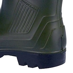 Dunlop Purofort Professional   Safety Wellies Green Size 9
