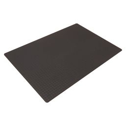 Dark Wood Heavy-Duty Interlocking Foam Mat 6 Pack - (24 Sqft)