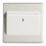 Contactum Lyric 10AX Key Card Switch Brushed Steel with White Inserts