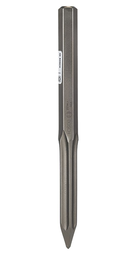 Bosch Hex Shank 28mm SelfSharpening Point Chisel 400mm Screwfix