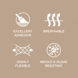 LickPro 5Ltr Smooth Beige 02 Masonry Paint