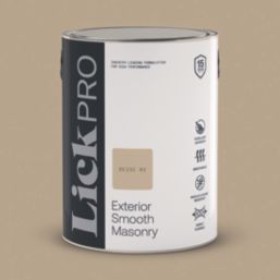 LickPro 5Ltr Smooth Beige 02 Masonry Paint