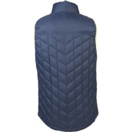 CAT Insulated Body Warmer Detroit Blue Small 36-38" Chest