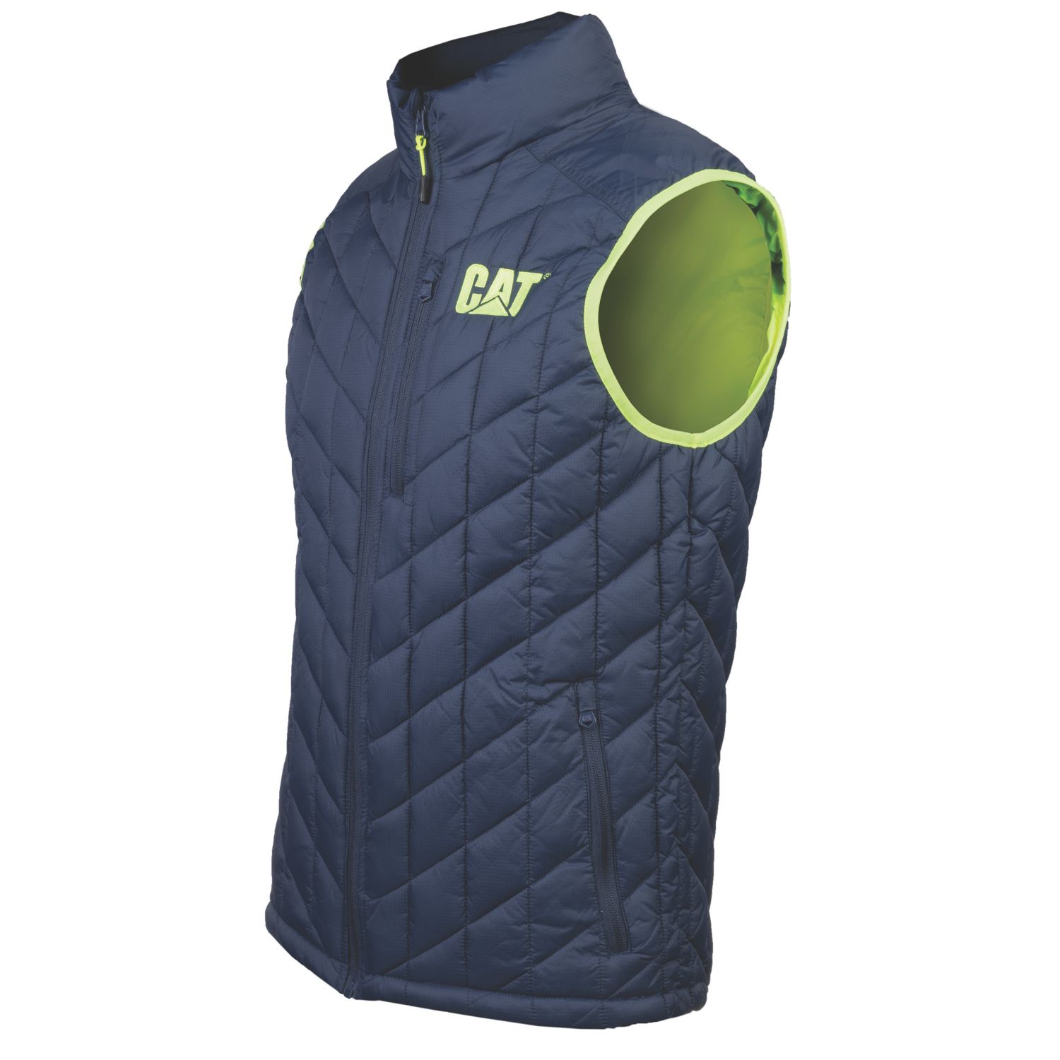CAT Insulated Body Warmer Detroit Blue Small 36-38" Chest (338VG)