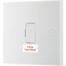 British General  3A Unswitched Fused Spur  White