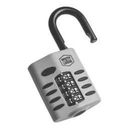 Smith & Locke  Water-Resistant  Combination  Padlock Silver 22.6mm