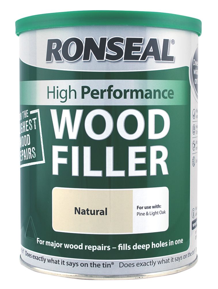 Ronseal Multipurpose Wood Filler Natural 250g - Screwfix