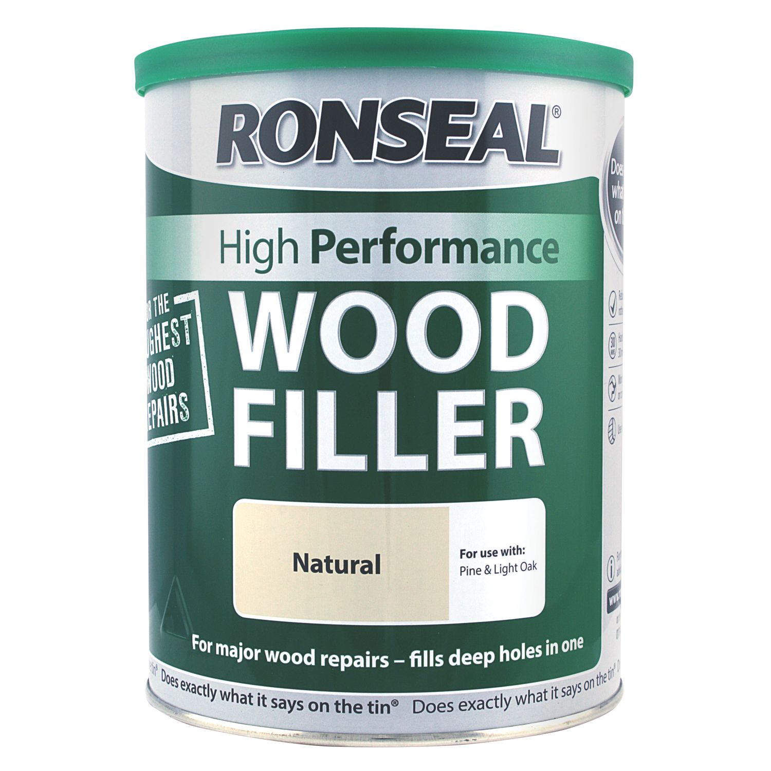 Ronseal High Performance Wood Filler Natural 1kg (33986)