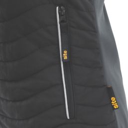 Site Docherty Womens Body Warmer Black Size 18