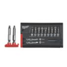 Milwaukee COMPACT 1/4" Hex Shank Mixed Screwdriver Bit Set Cassette 12 Pieces