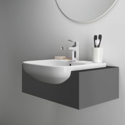 Ideal Standard i.life A Semi-Recessed Basin 1 Tap Hole 500mm