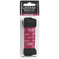 Cherry Blossom  Chunky Cord Shoe Laces Black 100cm