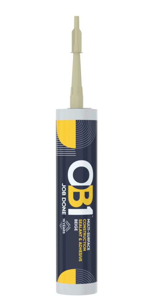 OB1  Multi-Surface Sealant & Adhesive Beige 290ml