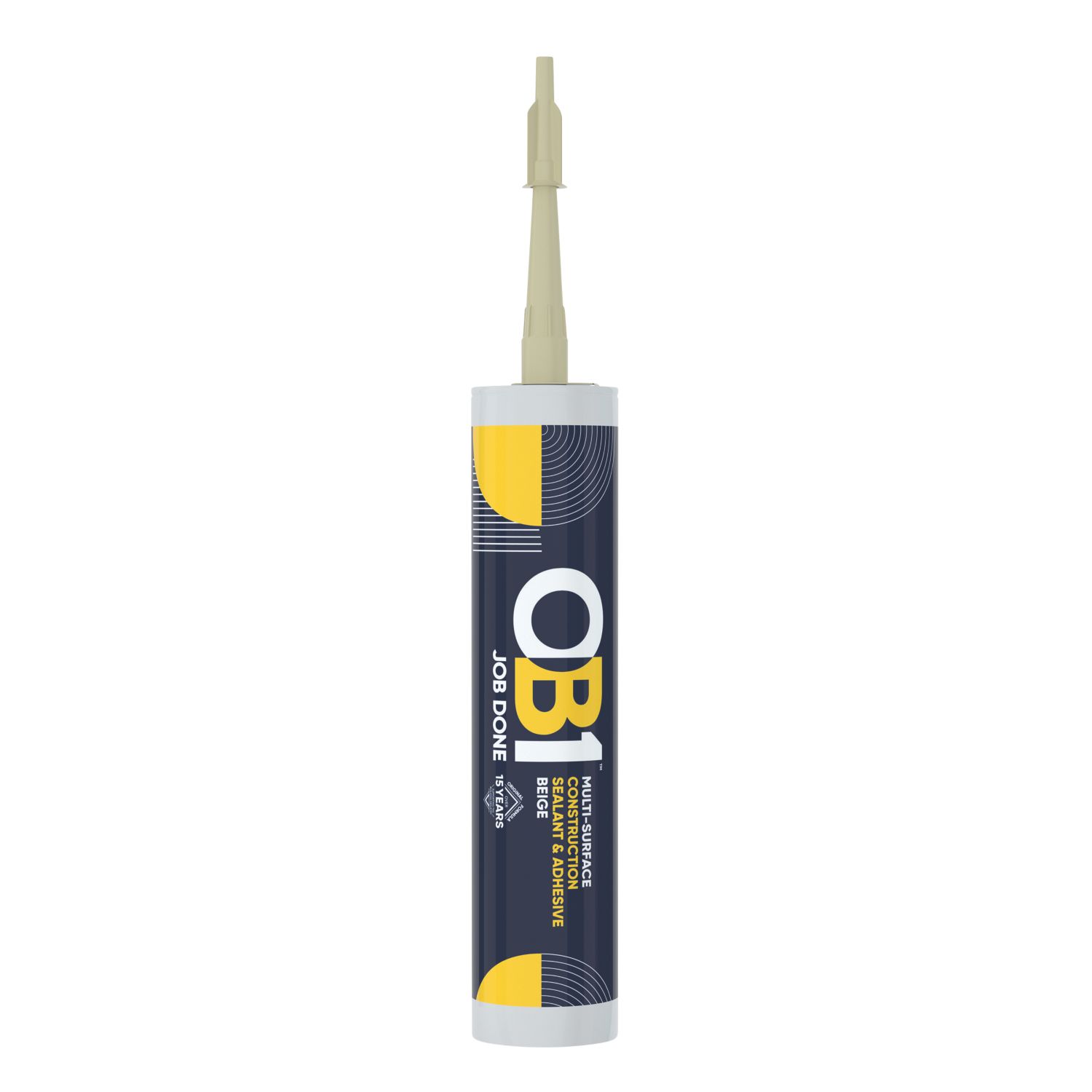 OB1 Multi-Surface Sealant & Adhesive Beige 290ml (339JJ)