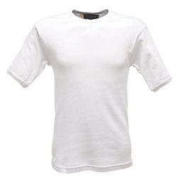 Regatta Professional Short Sleeve Base Layer Thermal T-Shirt White X Large 43 1/2" Chest