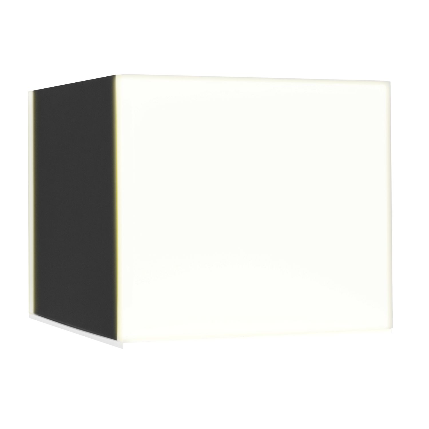 Luceco Cube Outdoor LED Up & Down Wall Light Black/White 5W 150lm (339JX)