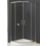 Triton Fast Fix Framed Offset Quadrant 2-Door Shower Enclosure  Chrome 1000mm x 800mm x 1900mm