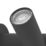 Eglo Fossignano Outdoor LED Wall Light Black 6.5W 800lm