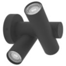 Eglo Fossignano Outdoor LED Wall Light Black 6.5W 800lm
