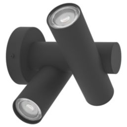 Eglo Fossignano Outdoor LED Wall Light Black 6.5W 800lm