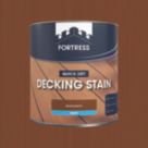 Fortress  2.5Ltr Mahogany Anti Slip Decking Stain