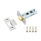 Smith & Locke Chrome Tubular Mortice Latch 64mm Case - 45mm Backset