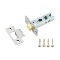 Smith & Locke Chrome Tubular Mortice Latch 64mm Case - 45mm Backset