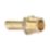 Hep2O  Plastic Push-Fit Adapting Keyless Spigot Male Coupler 15mm x 1/2"