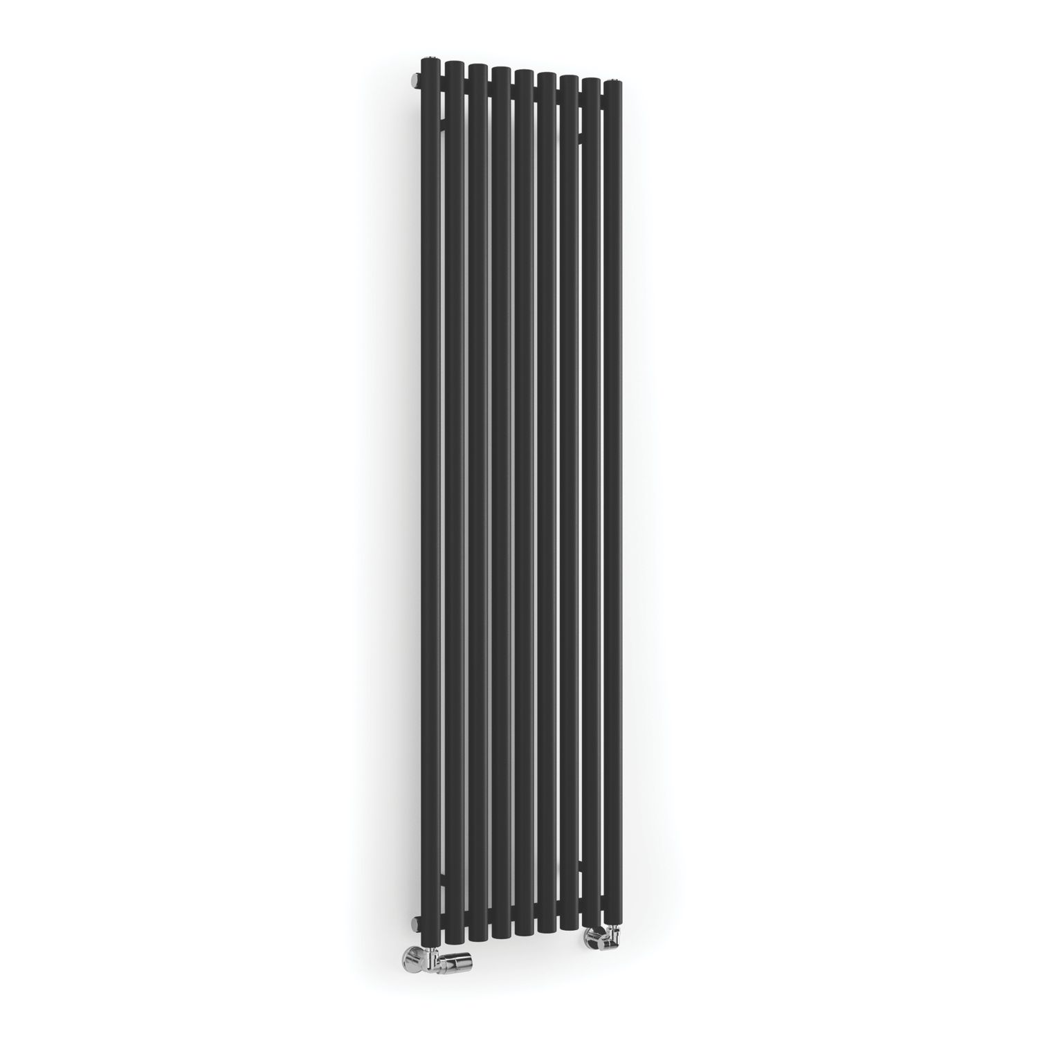 Terma Rolo Room 1800mm x 480mm 3519BTU Black Vertical Designer Radiator (339RH)