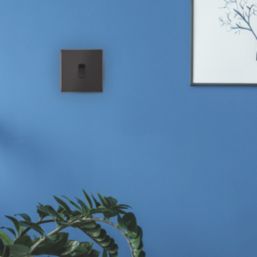 Arlec  10A 1-Gang 2-Way Light Switch  Black Nickel