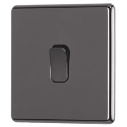 Arlec  10A 1-Gang 2-Way Light Switch  Black Nickel