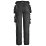 Snickers 6247 Womens Stretch Trousers  Black Size 18 31" L
