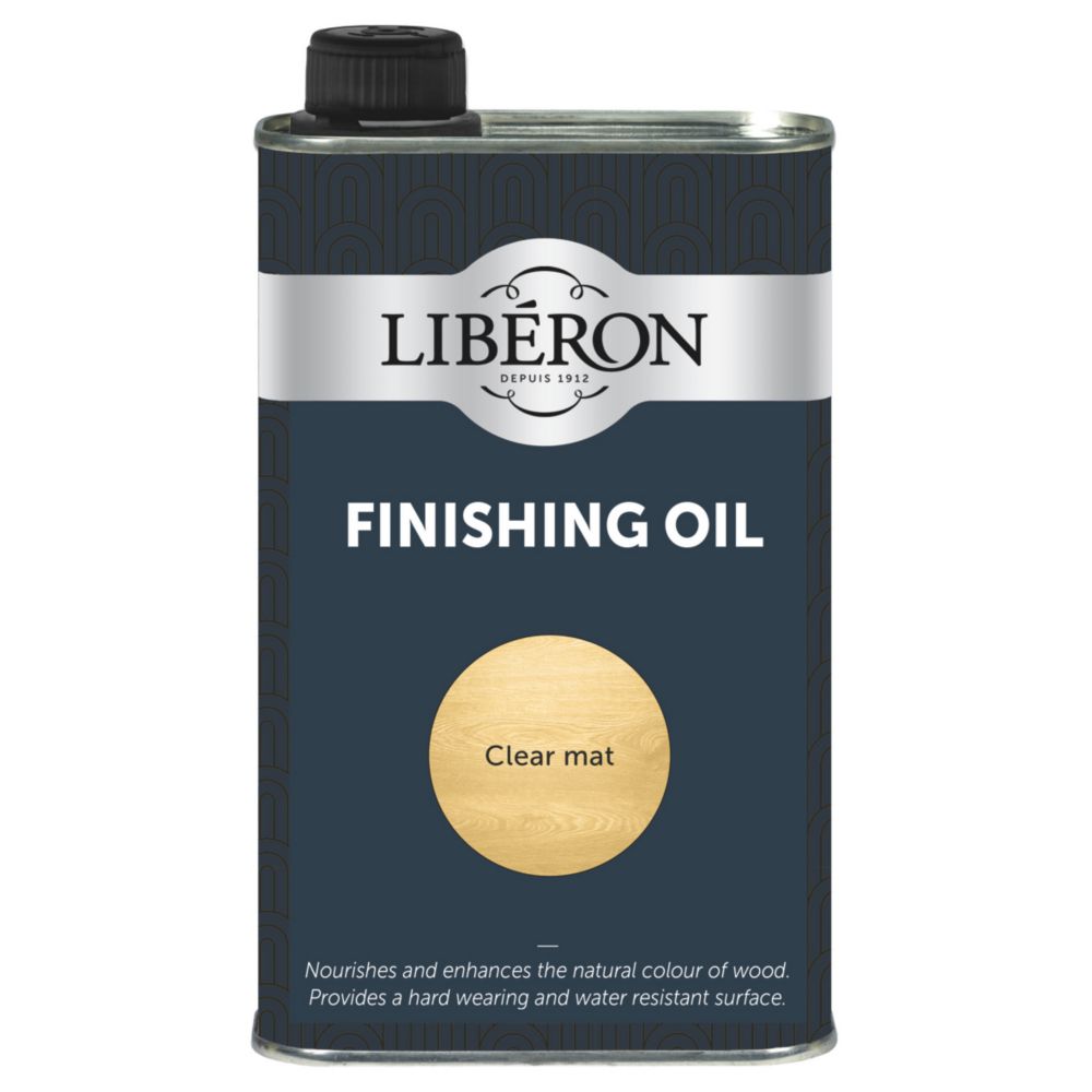 Liberon 500ml Clear Natural SolventBased Interior Wood Finishing Oil