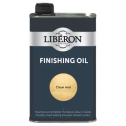 Liberon 500ml Clear Natural Solvent-Based Interior Wood Finishing Oil