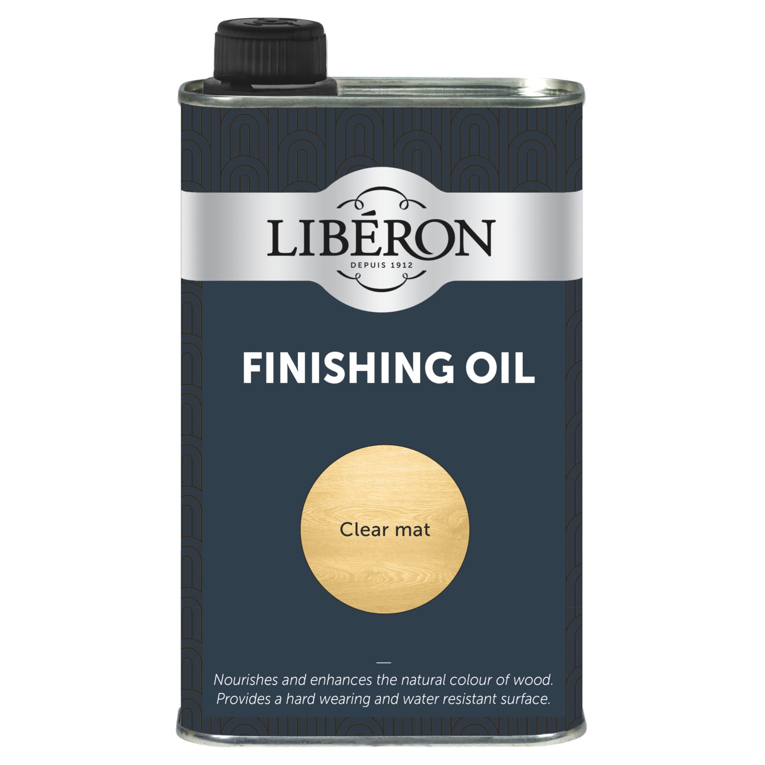 Liberon 500ml Clear Natural Solvent-Based Interior Wood Finishing Oil (339TA)