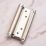 Smith & Locke Polished Chrome  Double Action Sprung Hinge 150mm x 85mm