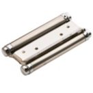 Smith & Locke Polished Chrome  Double Action Sprung Hinge 150mm x 85mm