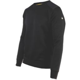CAT Essentials Crewneck Sweatshirt Black 2X Large 50-52" Chest