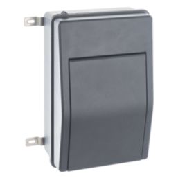 Lewden PRO IP65 Weatherproof Outdoor 6-Module 4-Way Populated  EV Charger Consumer Unit with SPD